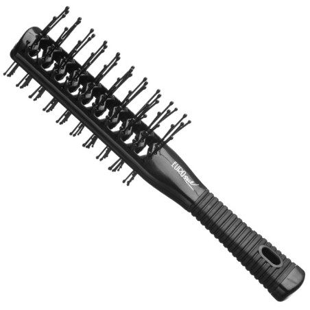 Ventileeriv juuksehari DOUBLE, nailonharjastega, 7 rida