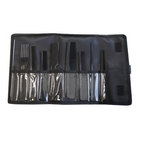 Nailonist kammikomplekt | 9 erinevat kammi | must