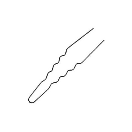 Juuksenõelad, lainelised, 75x1,20mm, mustad, 50 tk