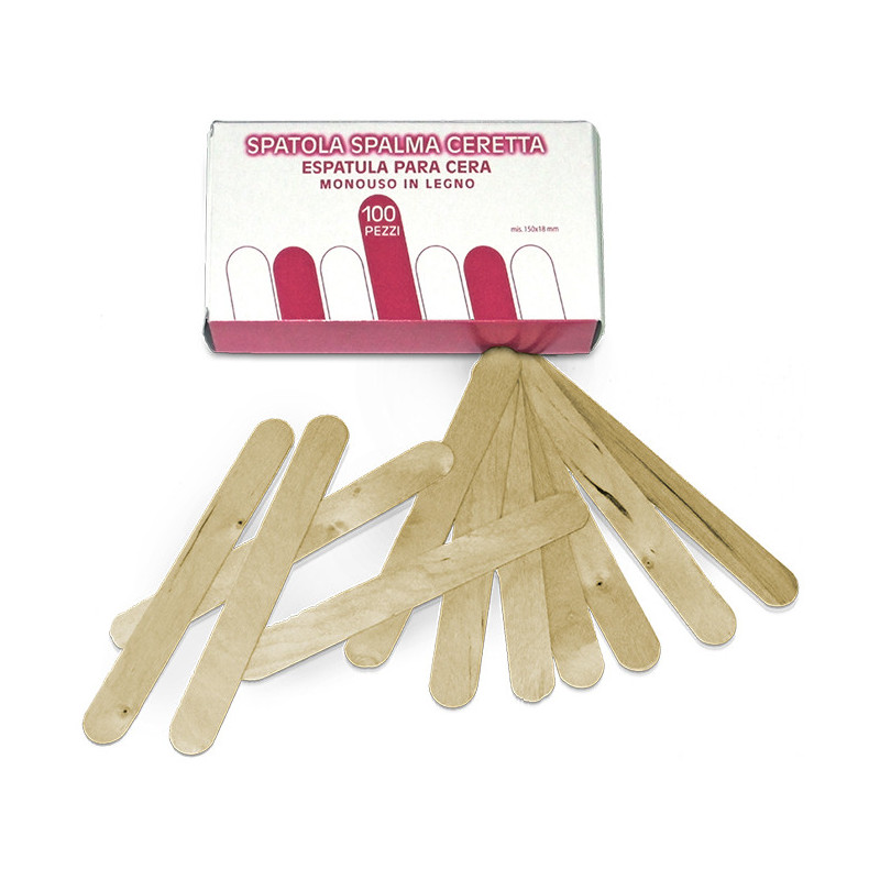 Puidust spaatlid, 150x18mm, 100 tk.