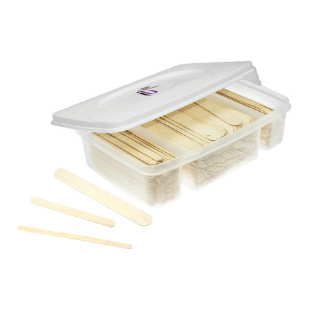 Integral Beauty PROFESSIONAL puidust spaatlid, 3 suurust, 400 tk.