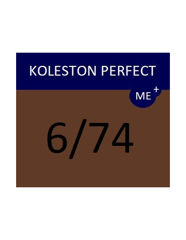 Koleston Perfect ME+ krēmveida ķīmiskā matu krāsa 6/74 KP ME+ DEEP BROWNS 60 ml