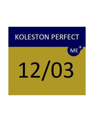 Koleston Perfect ME+ krēmveida ķīmiskā matu krāsa 12/03 KP ME+ SPECIAL BLONDES 60 ml