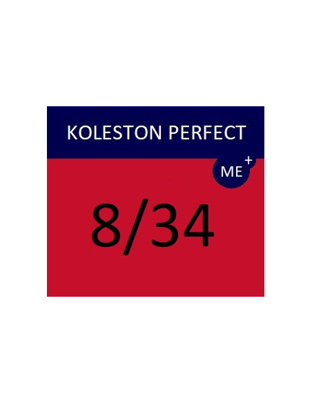 Koleston Perfect ME+ krēmveida ķīmiskā matu krāsa 8/34 KP ME+ VIBRANT REDS 60 ml