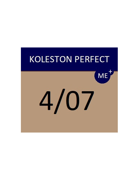 Koleston Perfect ME+ krēmveida ķīmiskā matu krāsa 4/07 KP ME+ PURE NATURALS 60 ml