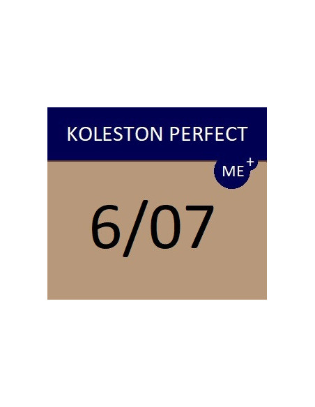 Koleston Perfect ME+ krēmveida ķīmiskā matu krāsa 6/07 KP ME+ PURE NATURALS 60 ml