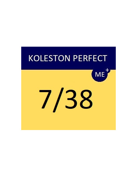 Koleston Perfect ME+ krēmveida ķīmiskā matu krāsa 7/38 KP ME+ RICH NATURALS 60 ml