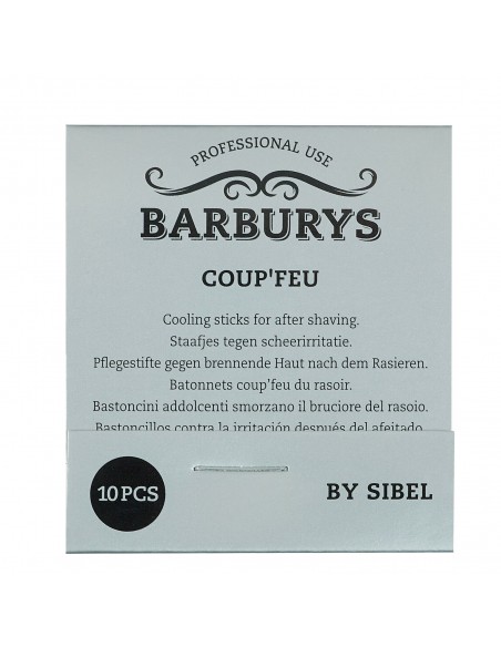 BARBURYS verejooksu peatavad habemeajamisjärgsed tikud, lamedad, 10 tk.