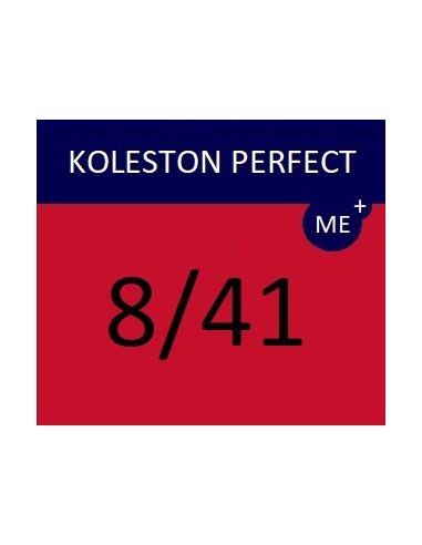 Koleston Perfect ME+ krēmveida ķīmiskā matu krāsa 8/41 KP ME+ VIBRANT REDS 60 ml