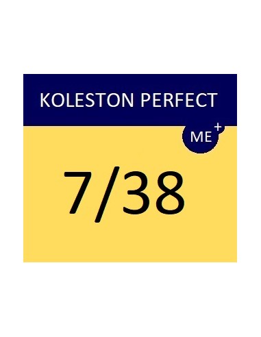 Koleston Perfect ME+ krēmveida ķīmiskā matu krāsa 7/38 KP ME+ RICH NATURALS 60 ml