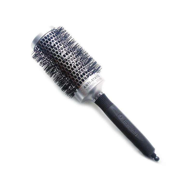 Thermal brush HAIRWAY ANTI-STATIC, aluminum, antistatic, Ø43mm