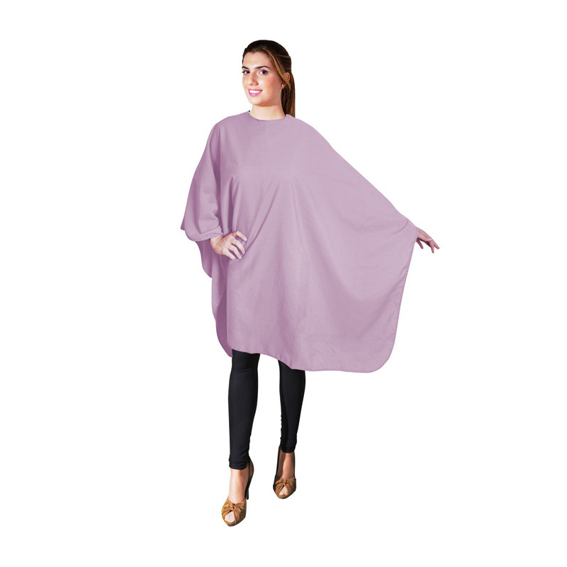 Cape, polyester, velcro closure, 140x135cm, purple