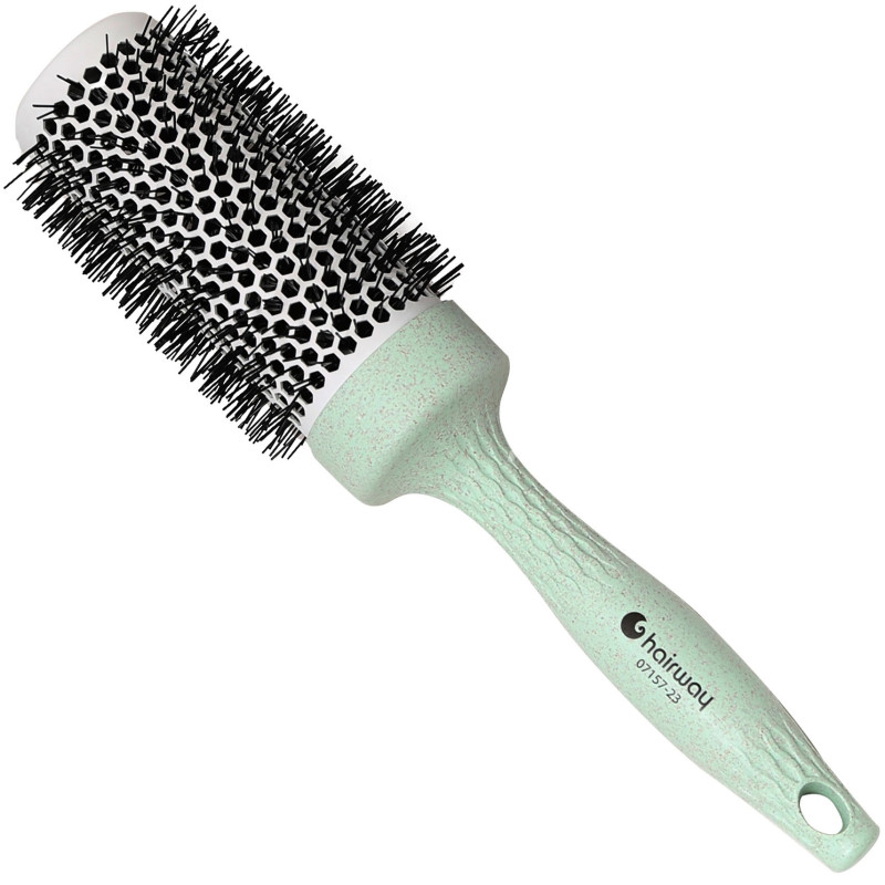 Thermal hair brush Organica in mint green, Ø 43/59mm