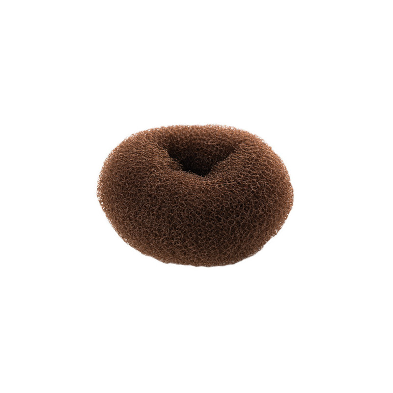 Juuksesõlm, ümmargune, pruun, 3,5 cm