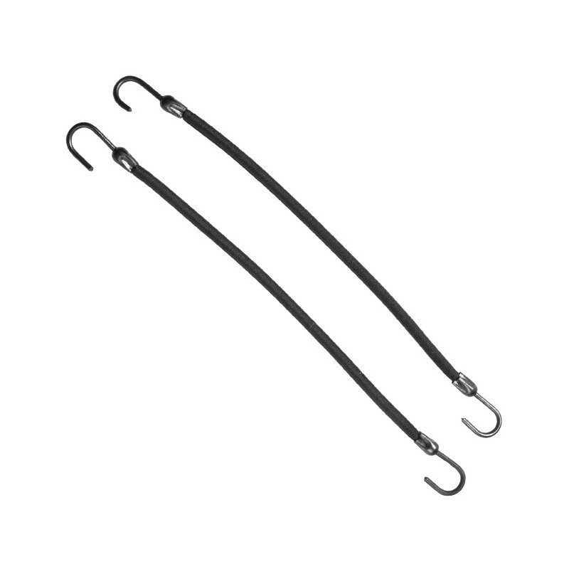 Juuksesidemed konksudega, mustad, 12 tk