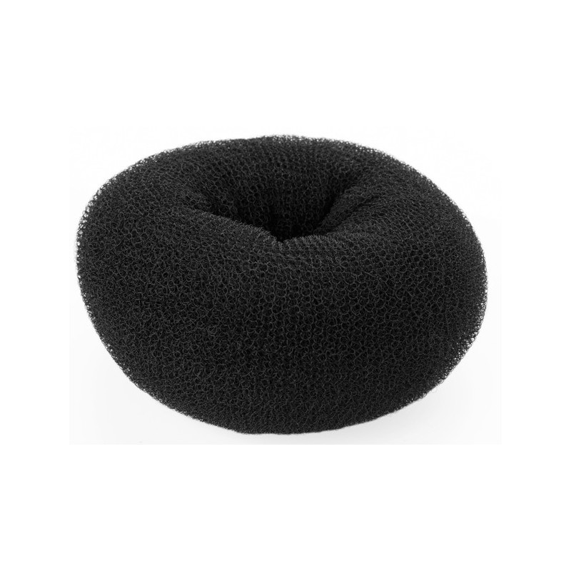 Juuksesõlm, must, ümmargune, 6,5 cm