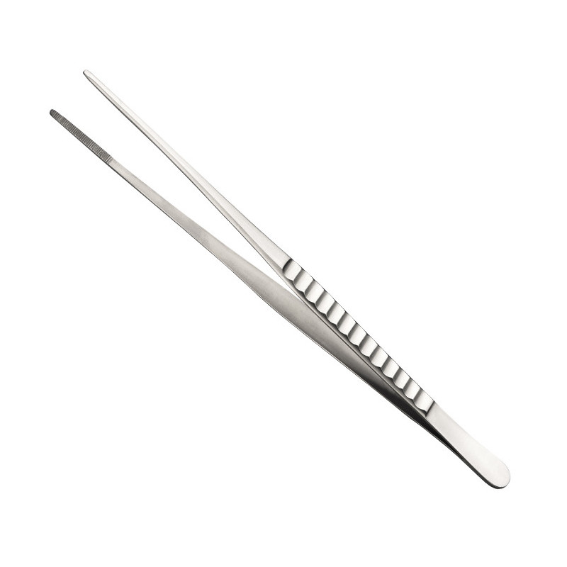 Tweezers, stainless steel, 26cm