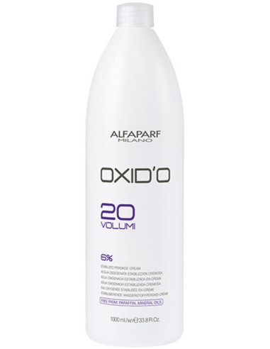 OXID’O 20 VOLUME 6% creamy stabilized hydrogen peroxide 1000ml