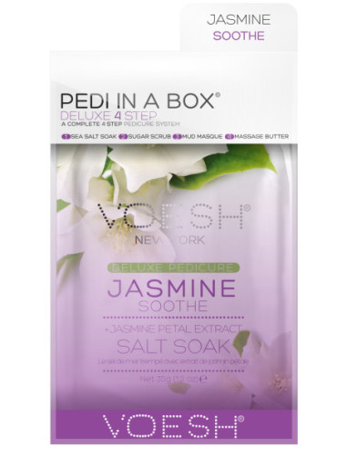 VOESH PEDI IN A BOX 4 Step Deluxe - Jasmine Soothe Set