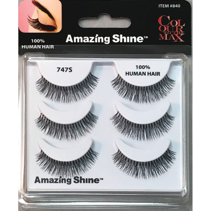 False Eyelashes – 747S, 3 pairs, by Amazing Shine