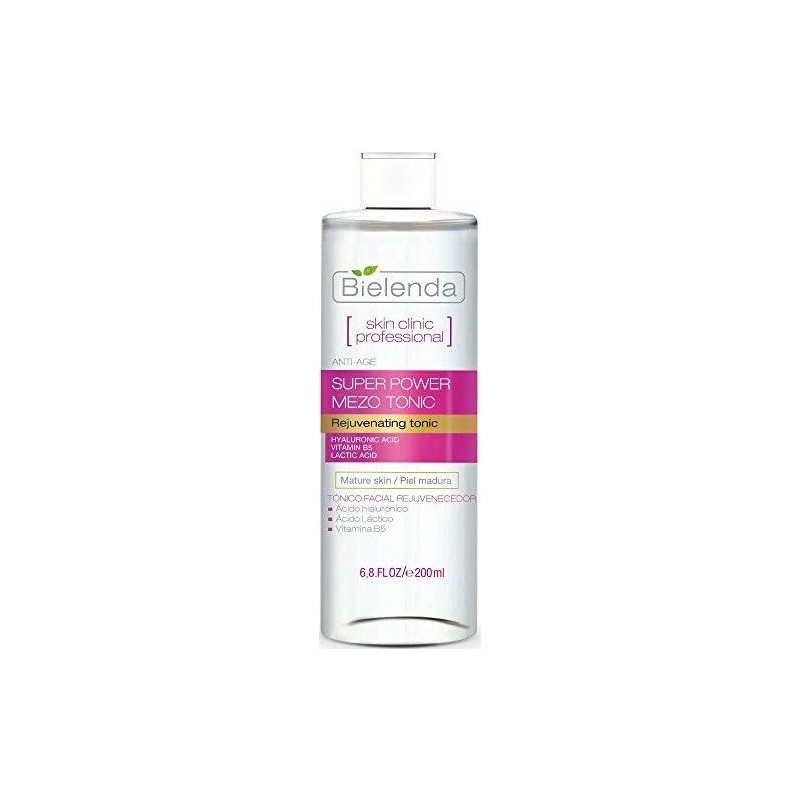 SKIN CLINIC Tonic for face, with hyaluronic acid and lactic acid 200ml