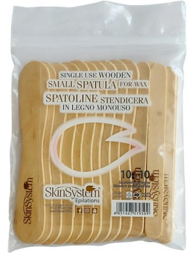 Puidust spaatlid, suurus S, pakis 20 tk
