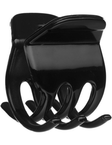 Juukseklambrid, mustad, 5 cm, 12 tk
