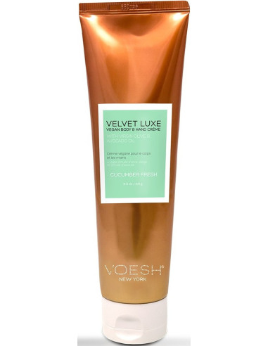 VOESH VELVET LUXE Organic Vegan Body and Hand Lotion - Cucumber Fresh 240ml