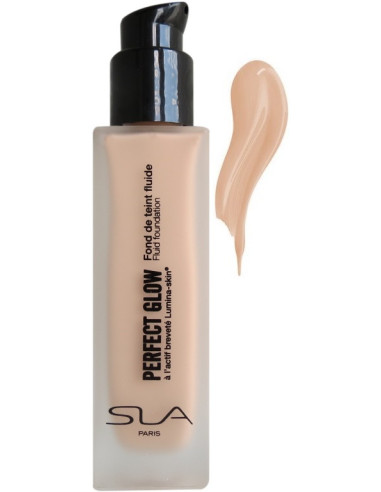 FLUID FOUNDATION PERFECT GLOW – Mitrinošs Tonālais krēms PINKY BEIGE – Fluīds 30ml