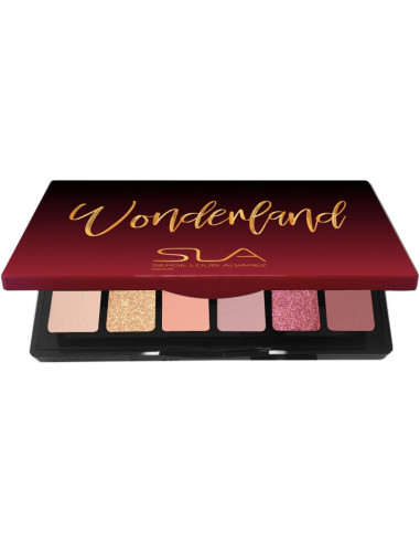 Palette Wonderland – Palete ar Satīna un Matētām Acu Ēnām 6x1g