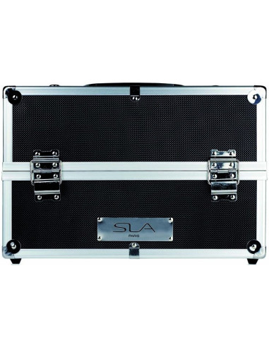 LARGE BLACK ALUMINIUM PRO CASE – 37x23x25cm