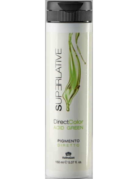 SUPERLATIVE DIRECT Pigmentgeel juuste värvimiseks Acid Green 150ml