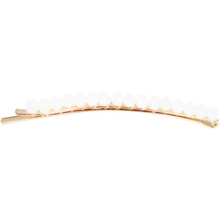 Juukseklambrid, kuldsed, teemantidega, 8cm, 2tk
