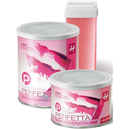 HOLIDAY PERFETTA Depilatsioonivaha padrun (titaandioksiid-roosa) 100ml