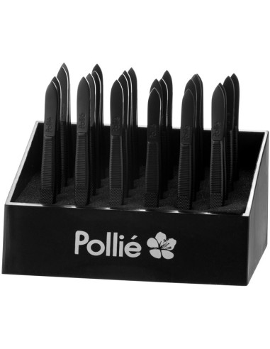 Pintsettide displei, 9 cm, must, 24 tk