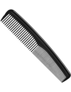 Juukselõikuskamm, must, 15 cm
