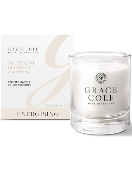 GRACE COLE lõhnaküünal (Nektariiniõied/Greip) 200g