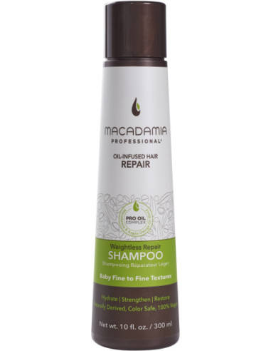 MACADAMIA Kaalutu taastav šampoon 300ml