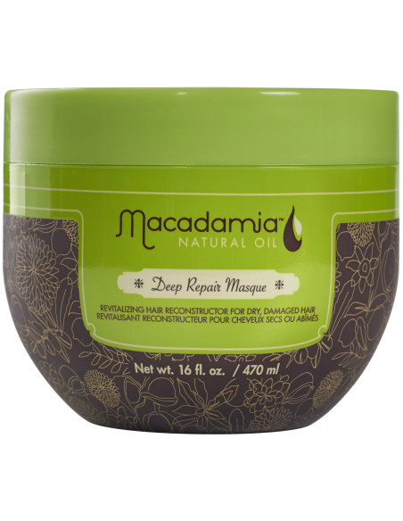 Macadamia Natural Oil Deep Repair Masque juuksemask kuivadele ja kahjustatud juustele, 470 ml