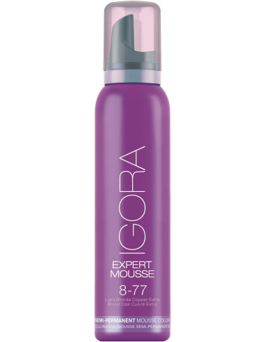 IGORA EXPERT MOUSSE 8-77 tonējošas matu putas 100ml