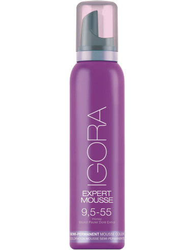 IGORA EXPERT MOUSSE 9,5-55 tonējošas matu putas 100ml