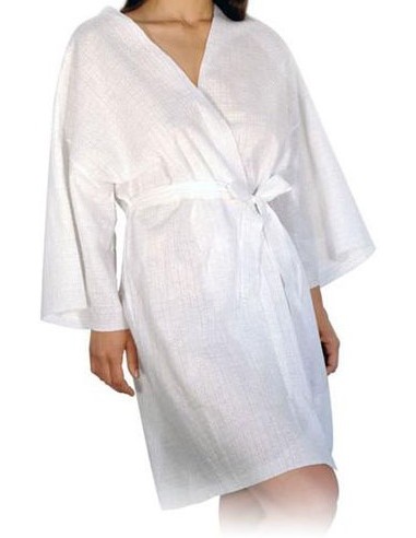 Kimono, fliismaterjalist, valge,...