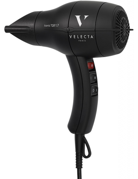 Föön Velecta ICONIC, TGR 1.7, kompaktne, 1740W, must