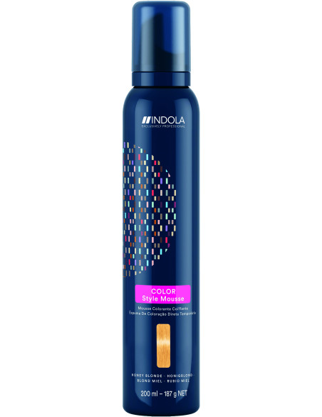 Indola Color Style Mousse mee-blond tooniv juuksevaht 200ml