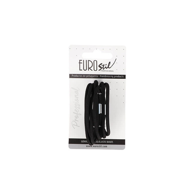 Elastsed juuksepaelad, mustad, 8 tk