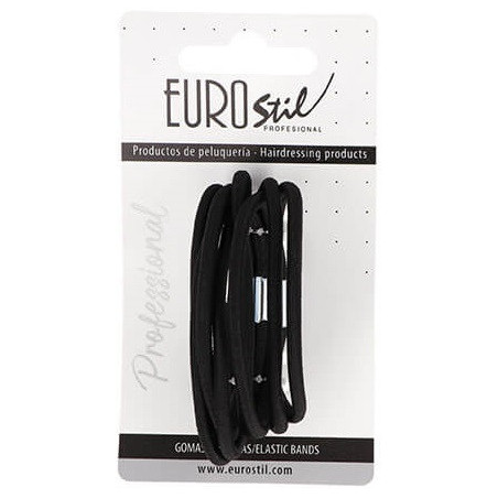 Elastsed juuksepaelad, mustad, 8 tk