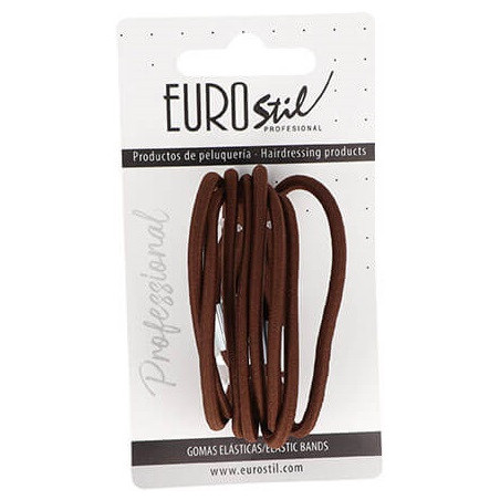 Elastsed juuksepaelad, pruunid, 8 tk