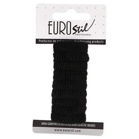 Juuksesidemed, väikesed, mustad, 9 tk