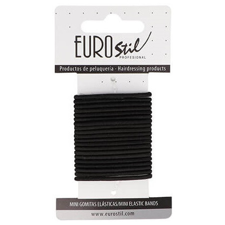 Juuksesidemed, väikesed elastsed, mustad, 20 tk