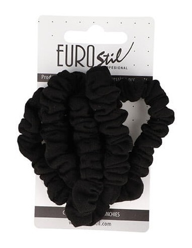 Juuksesidemed, kangast, mustad, 5 tk